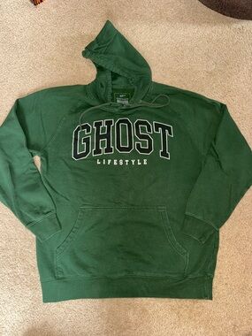 GHOST Lifestyle Men's Forest Green Hoodie